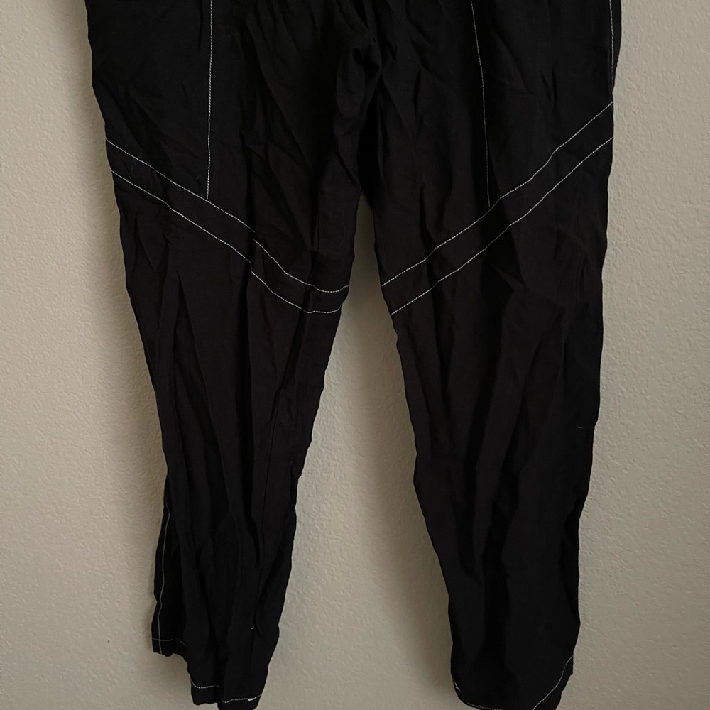 DKNY Black Joggers with White Accents
